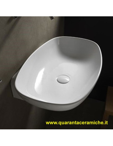 Ceramica Flaminia Bloom lavabo a consolle sospeso cm 107 colorato