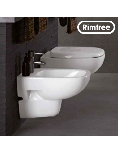 Pozzi Ginori Fantasia 2 kit sospeso vaso Rimfree, bidet e coprivaso