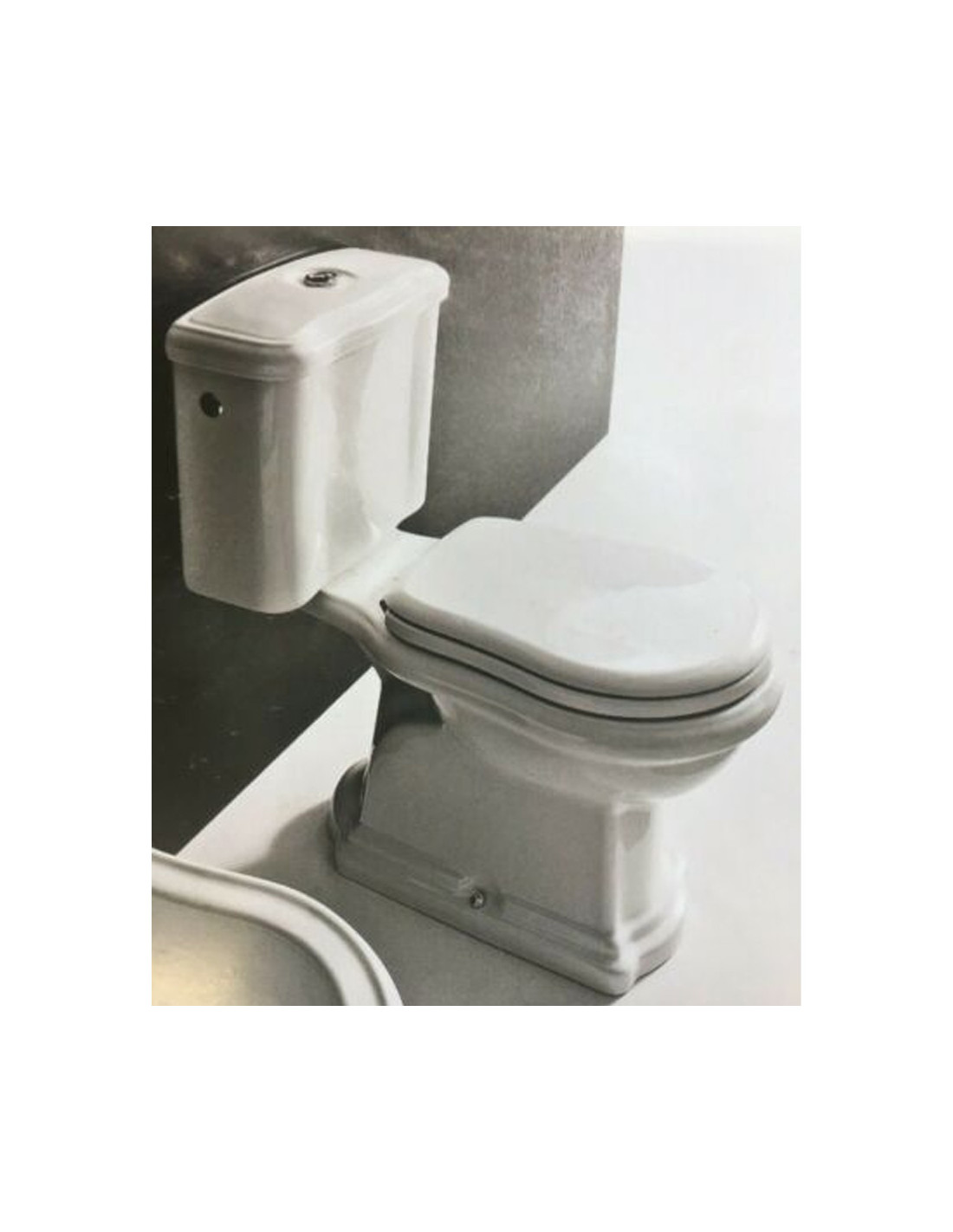 Kerasan Retro' Monoblock-Toilette mit Spülkasten, Geberit