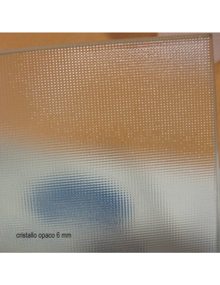 Nolan box doccia semicircolare 80x80 cristallo stampato 6 mm altezza 185 cm