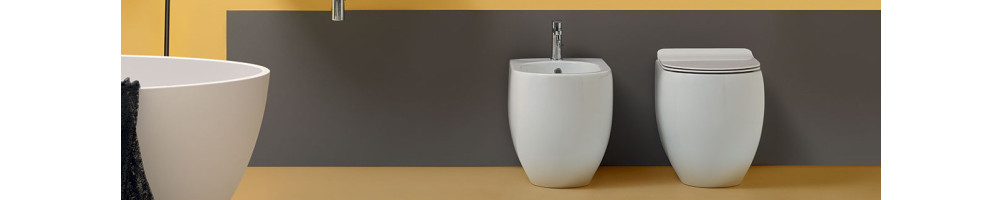 Wandbündige Badkeramik - Toilette - Bidet | Quaranta Ceramiche srl